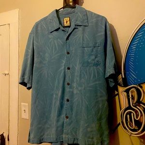 Jamaica Jaxx 100% Silk Hawaiian Shirt